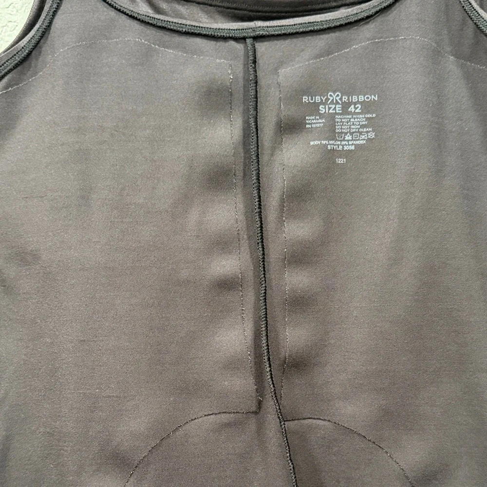 Ruby Ribbon Ultimate Black Satin Cami - Picture 8 of 9